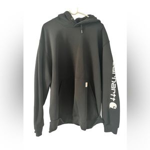 CARHARTT - LOOSE FIT MIDWEIGHT LOGO SLEEVE GRAPHIC HOODIE